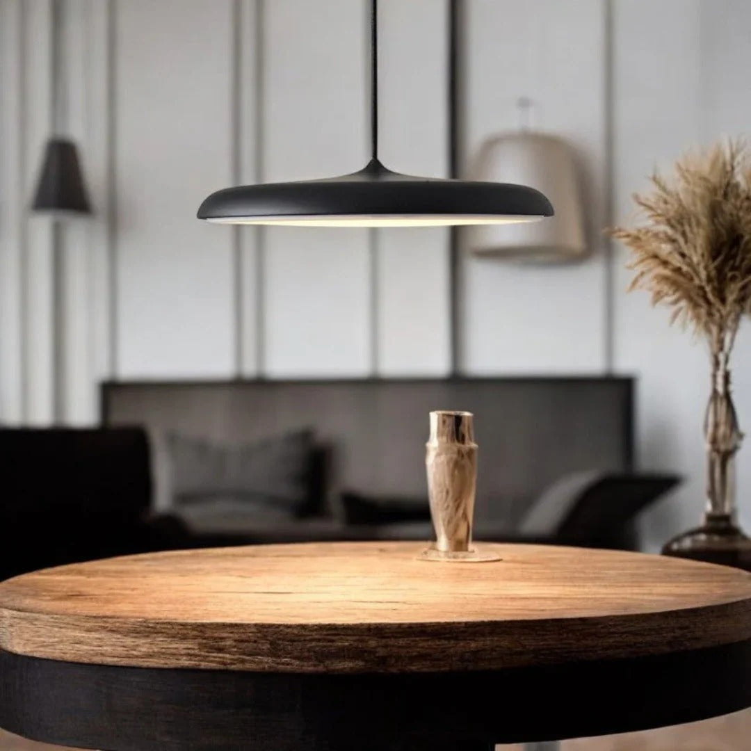Minimalistische Ronde Metalen Hanglamp