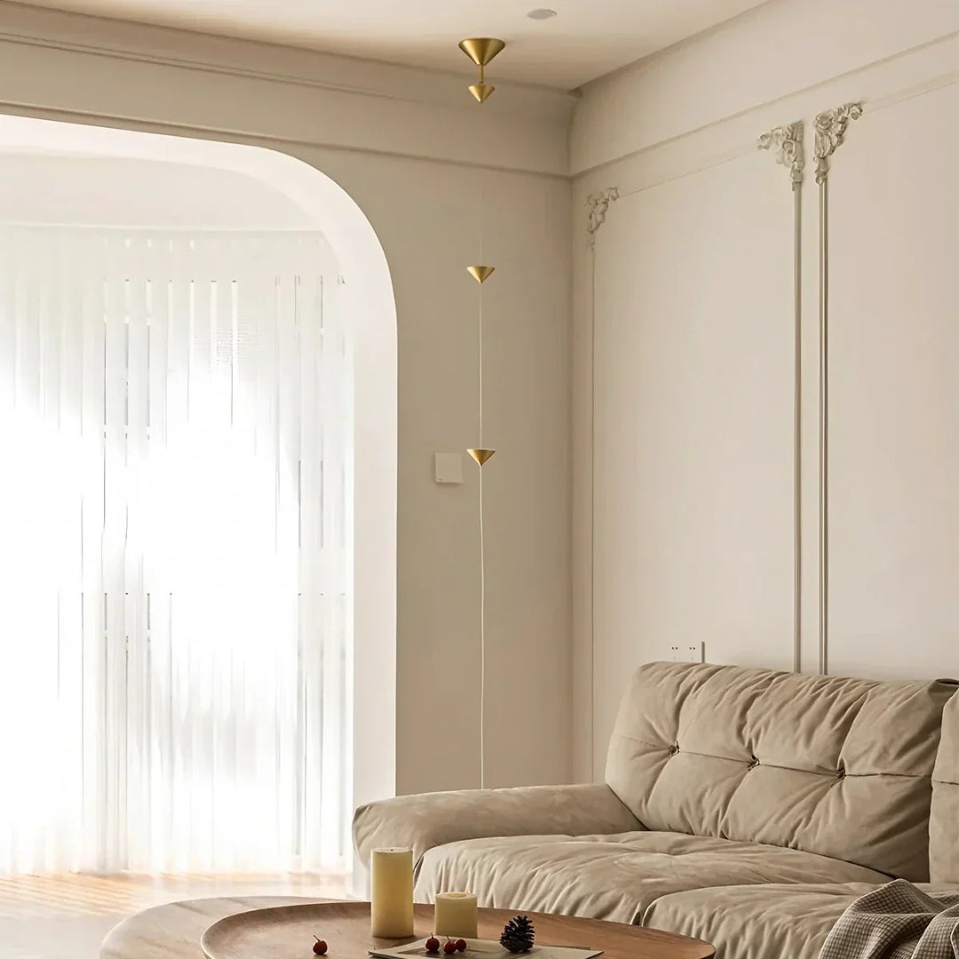 Verticale LED vloerlamp