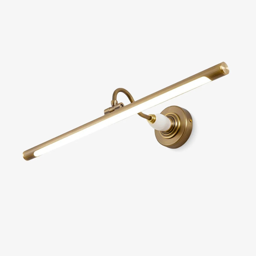 Lineaire Messing Wandlamp