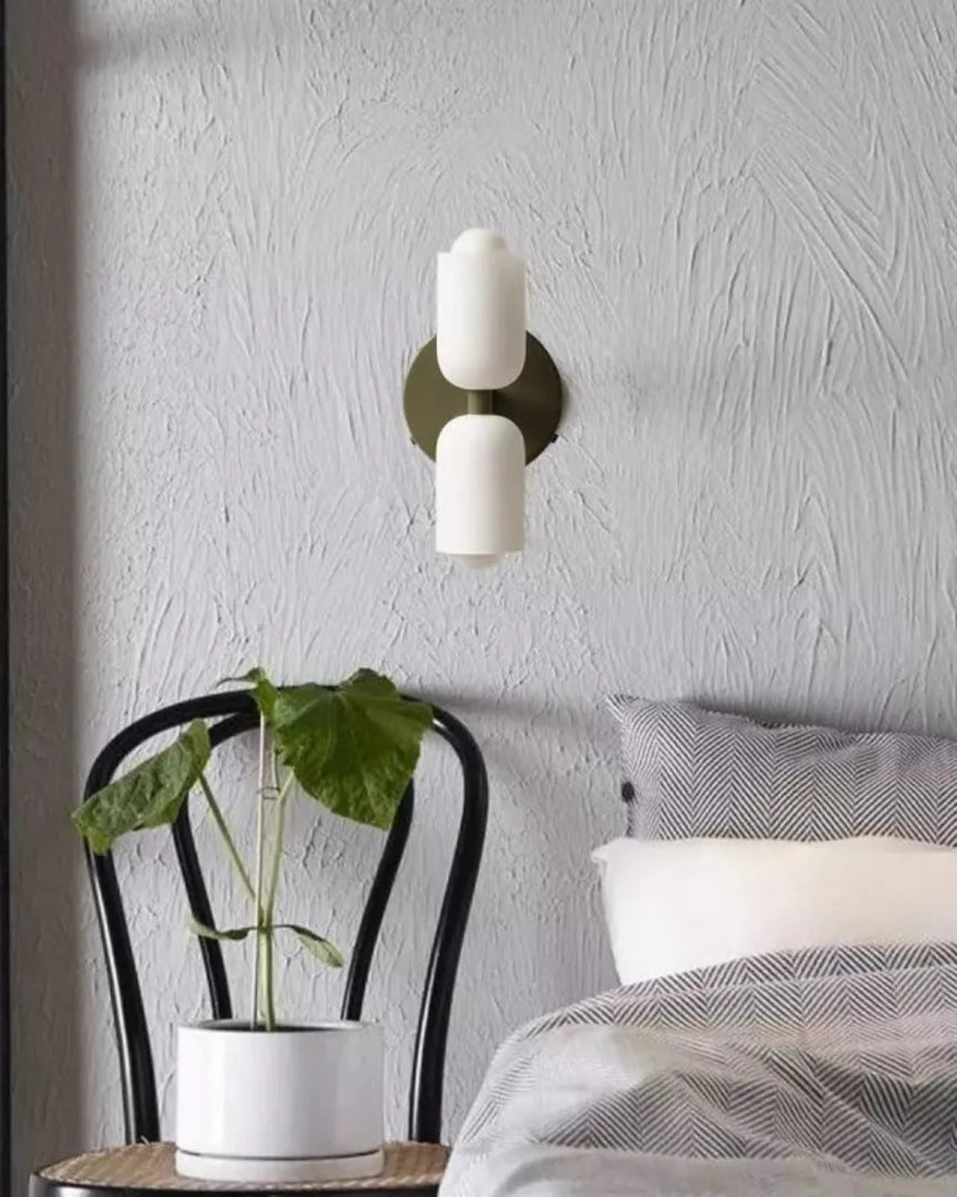 Moderne dubbele wandlamp