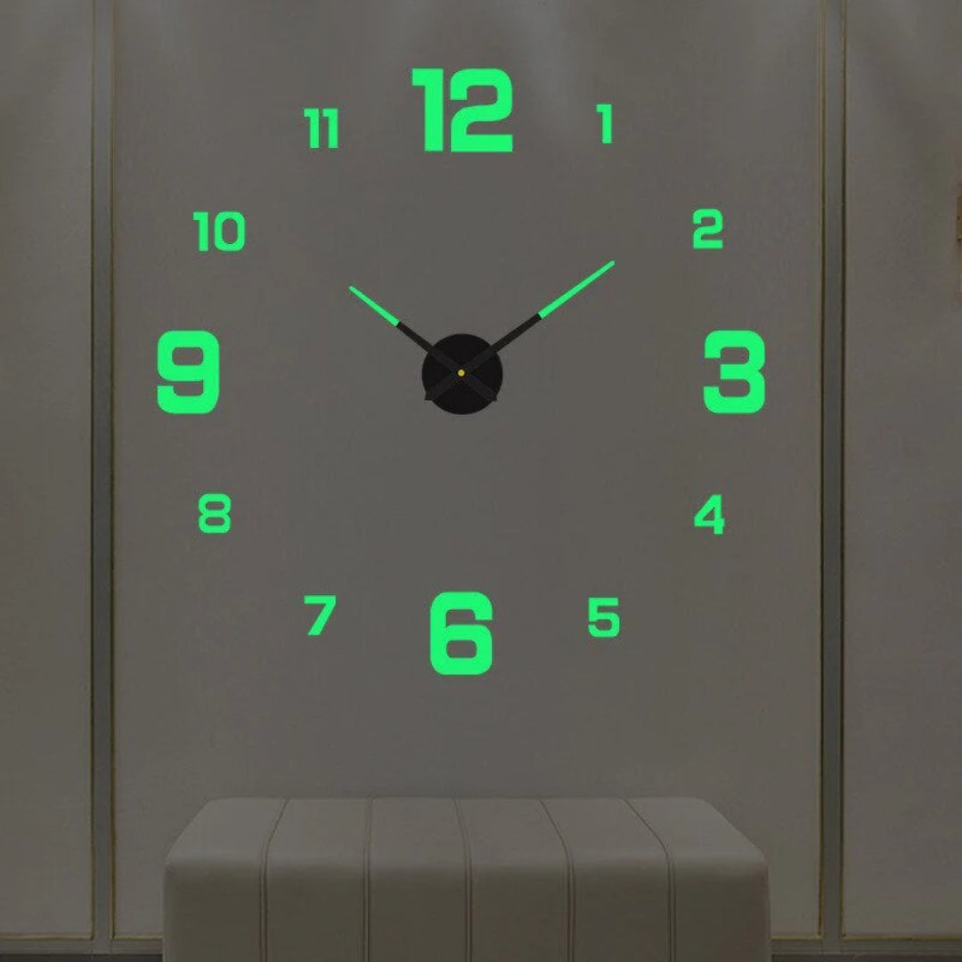 Moderne 3D wandklok