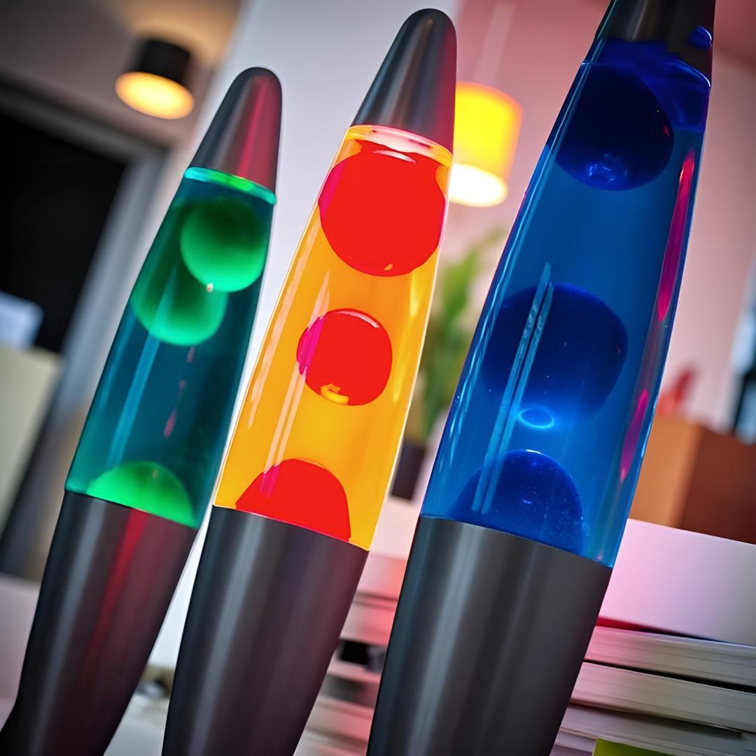 Retro Kleurveranderende Lavalamp
