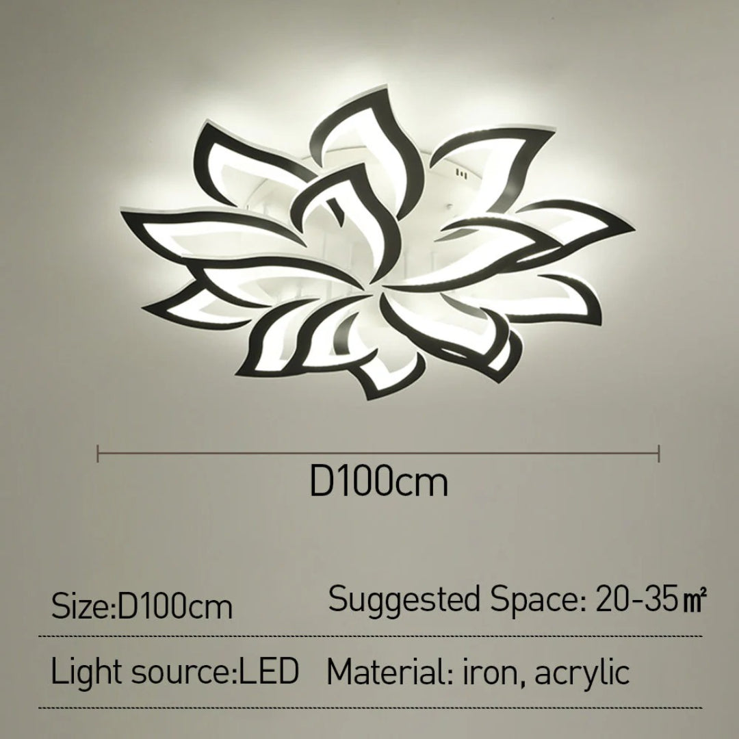 LED bloemen plafondlamp