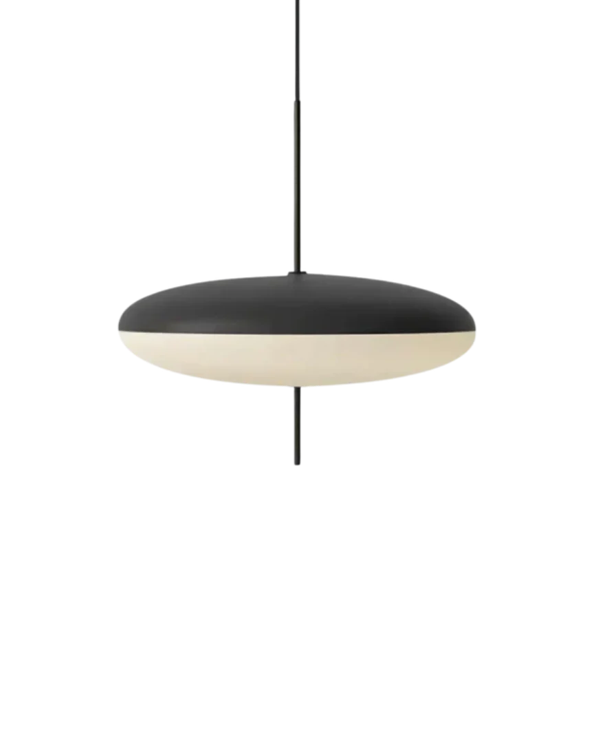 Minimalistische glazen hanglamp