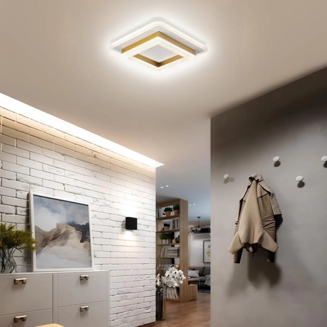 Hedendaagse Vierkante LED Plafondlamp