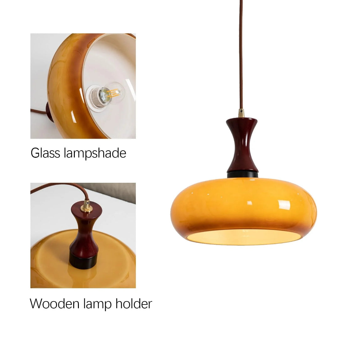 Retro ovale hanglamp