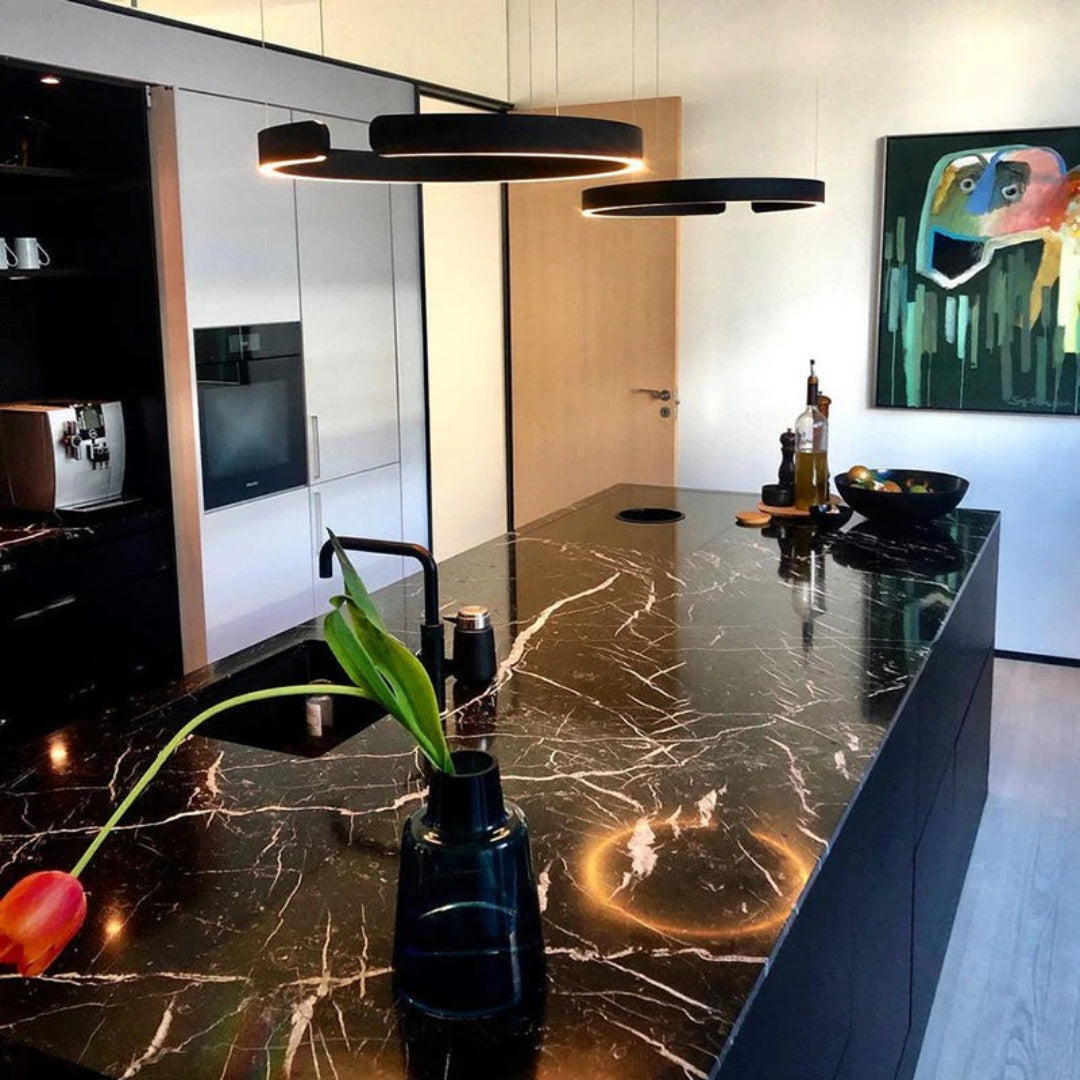 Cirkelvormige LED metalen hanglamp