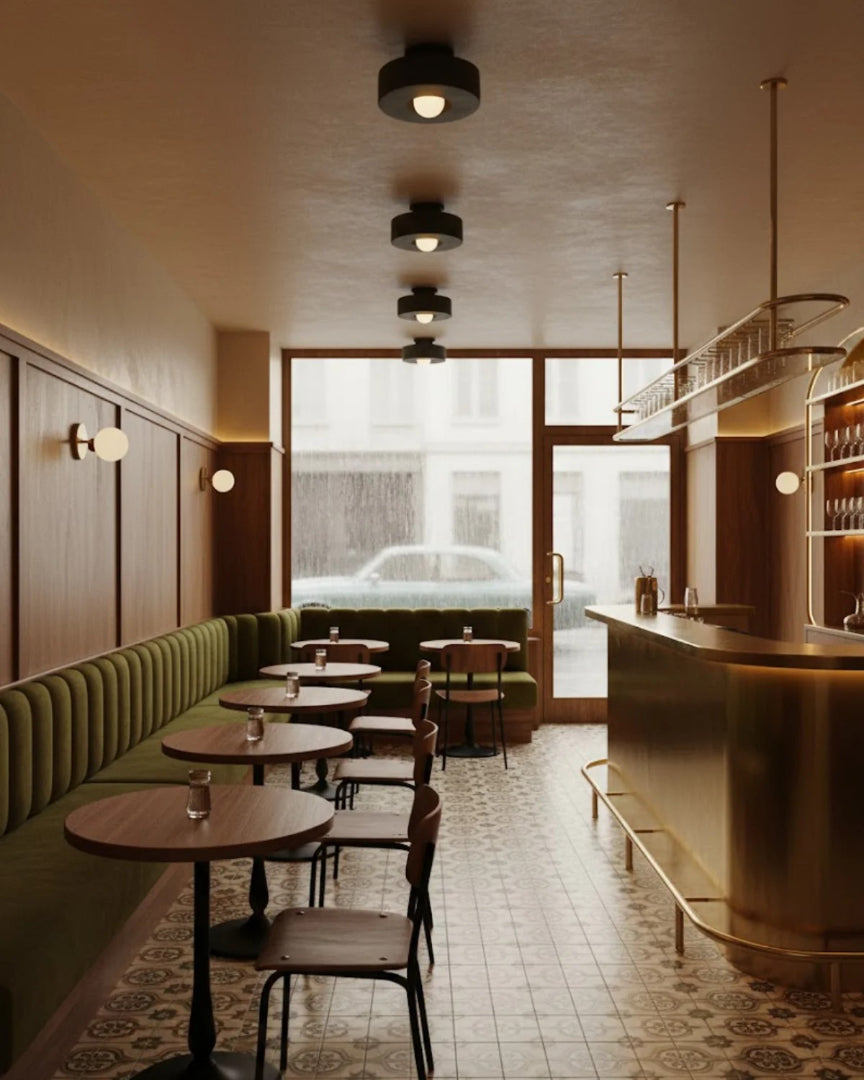Contemporaine hars plafondlamp