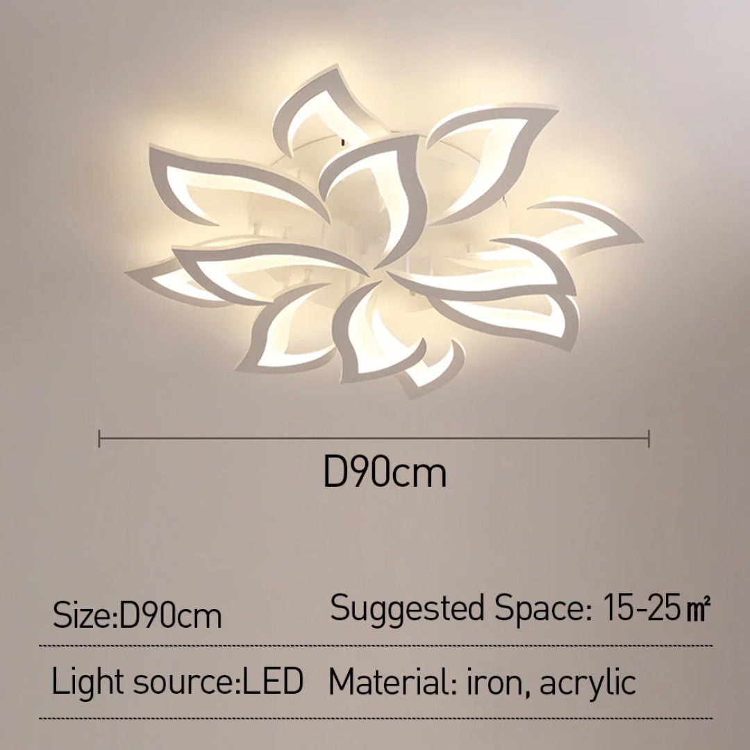 LED bloemen plafondlamp