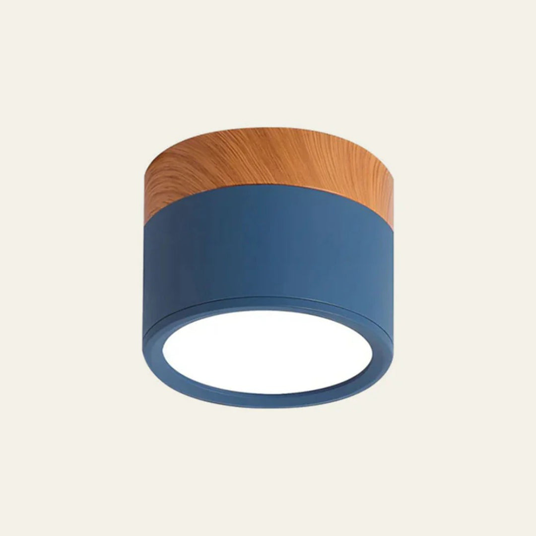 Nordische houten plafondlamp