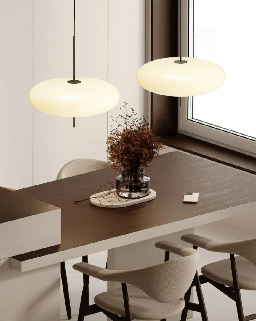 Minimalistische glazen hanglamp