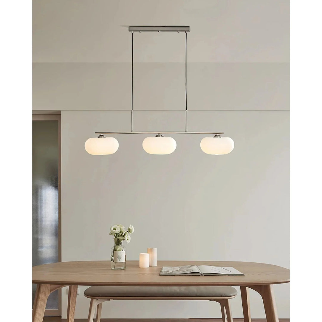 Lineaire Glazen Drievoudige Hanglamp