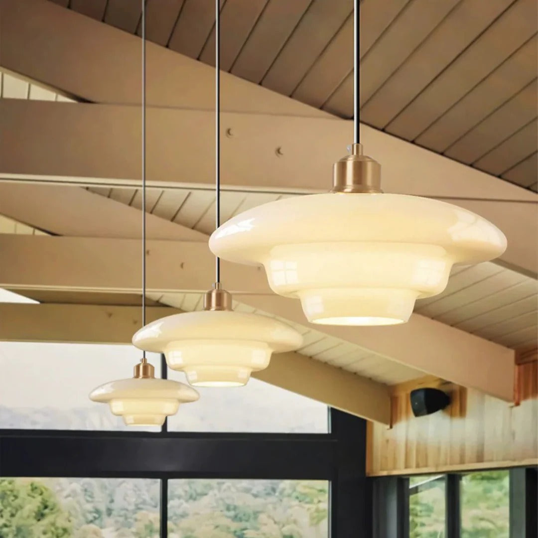 Moderne Ronde Glazen Hanglamp