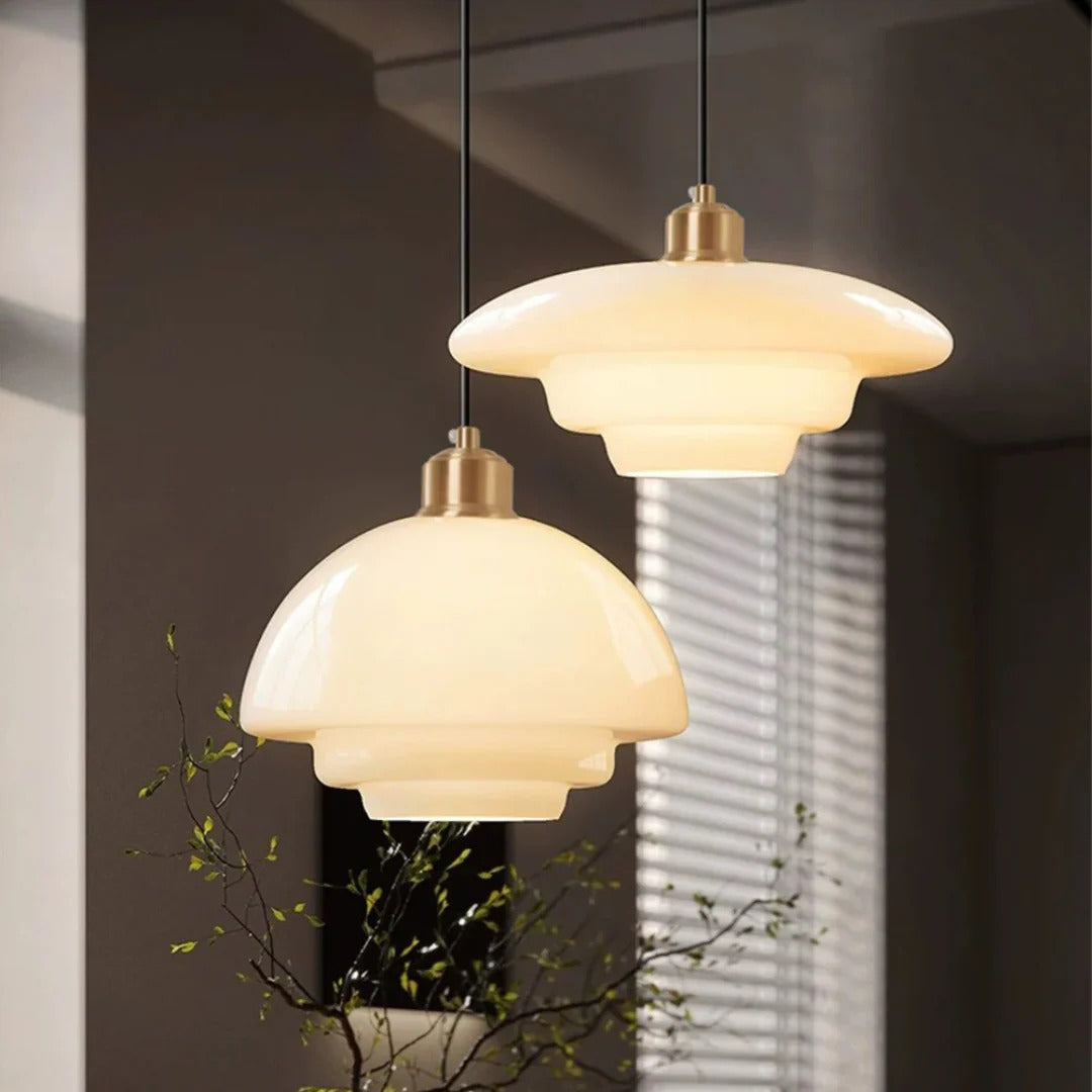 Moderne Ronde Glazen Hanglamp
