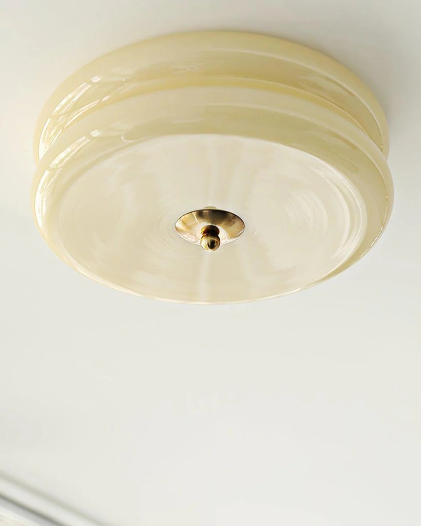 Vintage glazen plafondlamp
