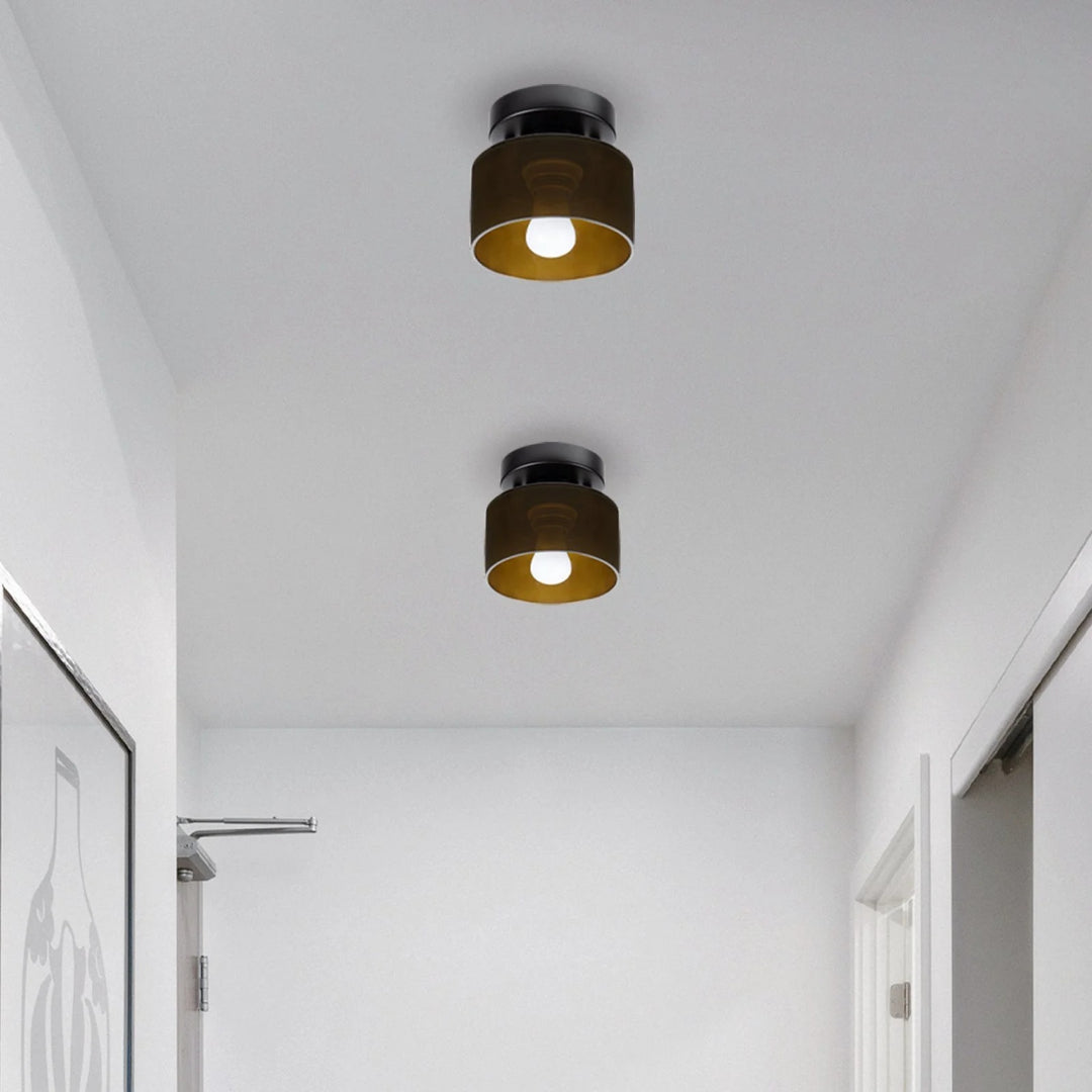 Vintage Stoffen Plafondlamp