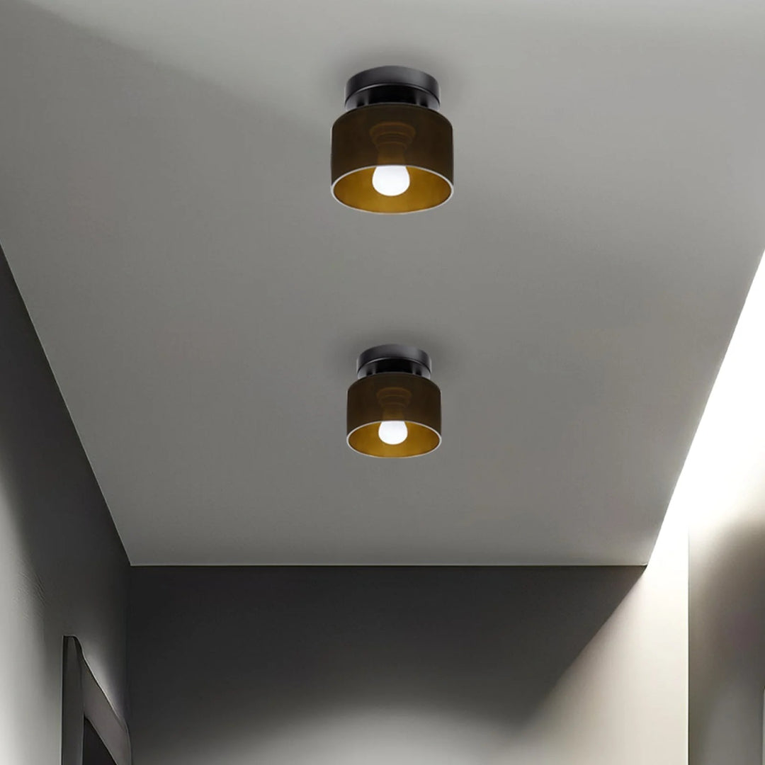 Vintage Stoffen Plafondlamp