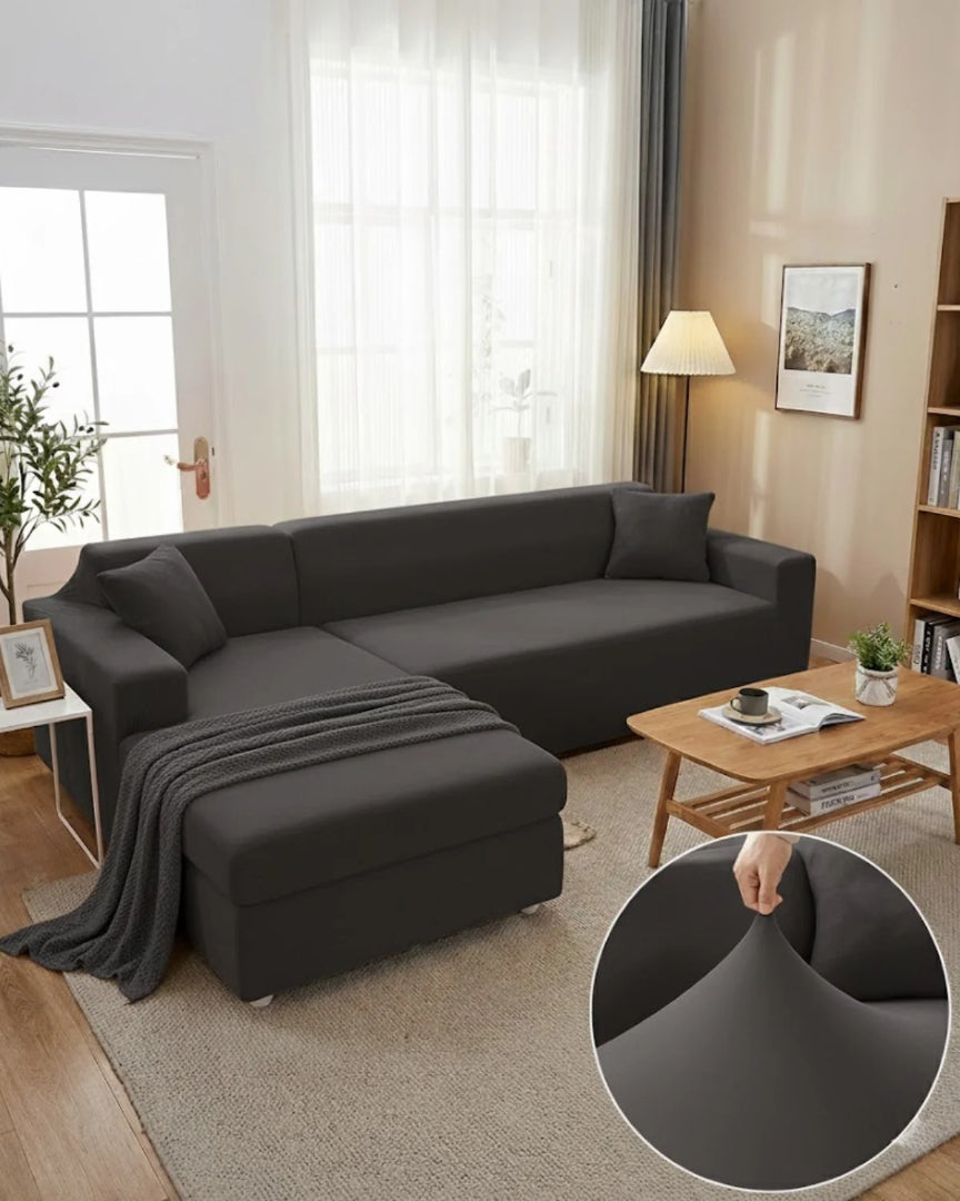 Minimalistische stretch stoffen bankhoes
