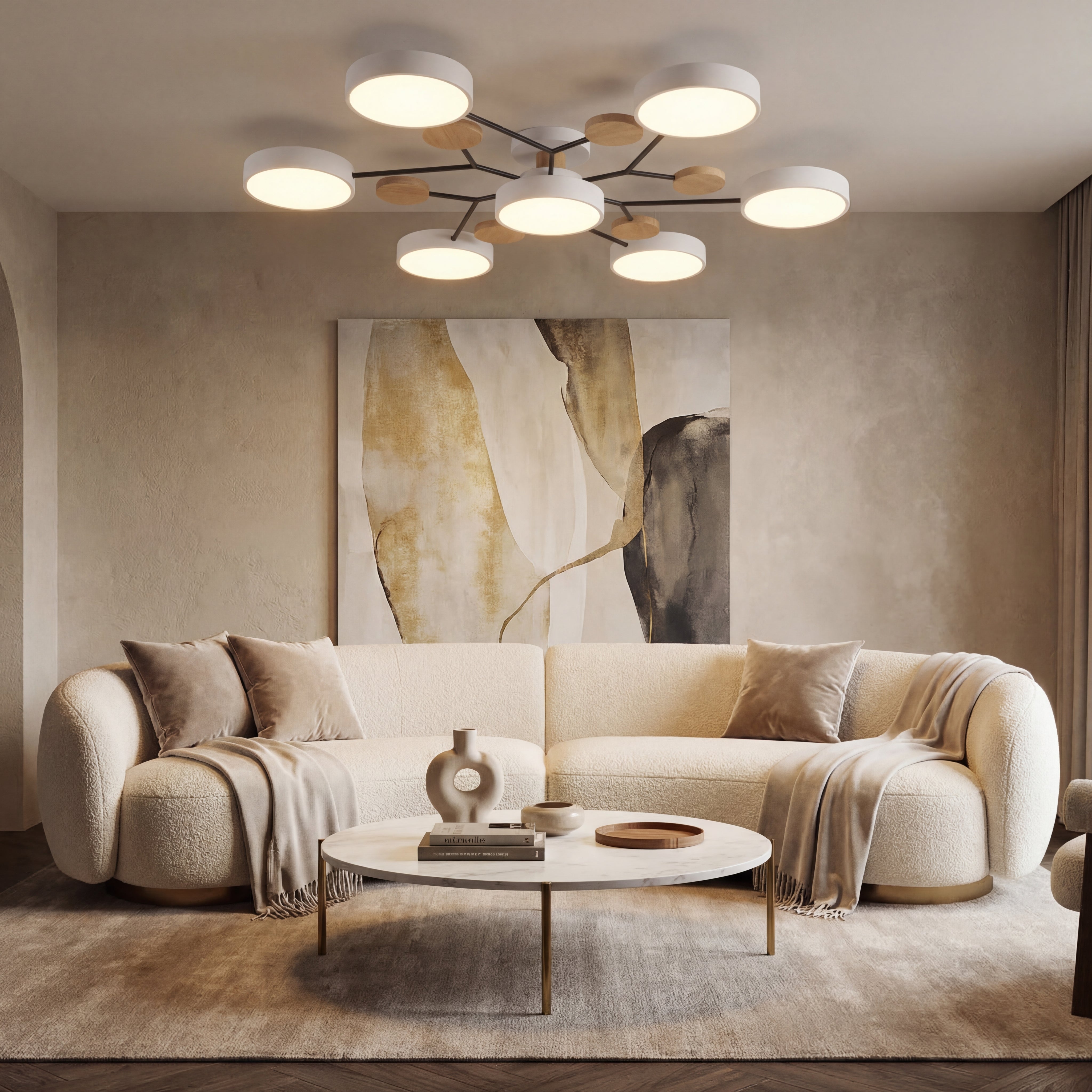 Moderne IJzeren LED Plafondlamp