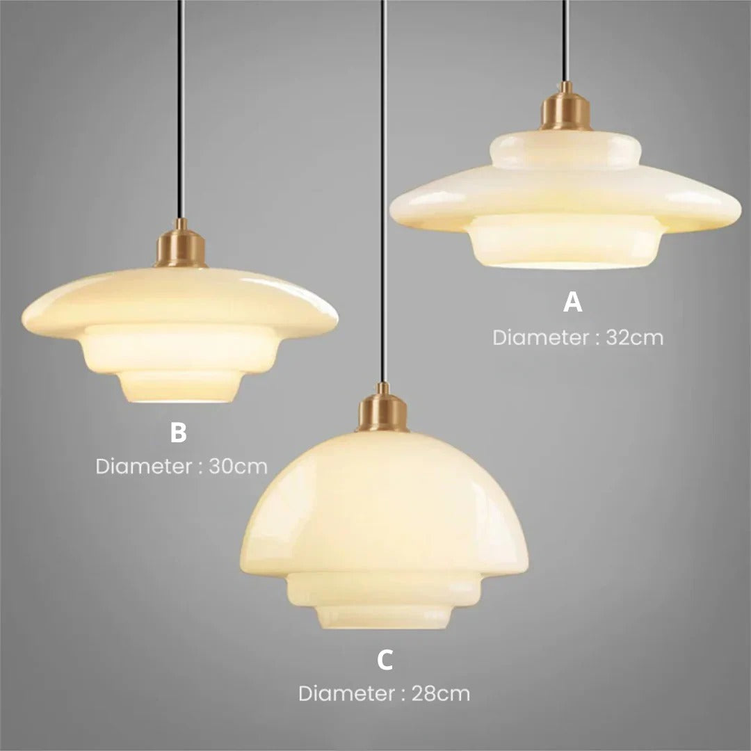 Moderne Ronde Glazen Hanglamp