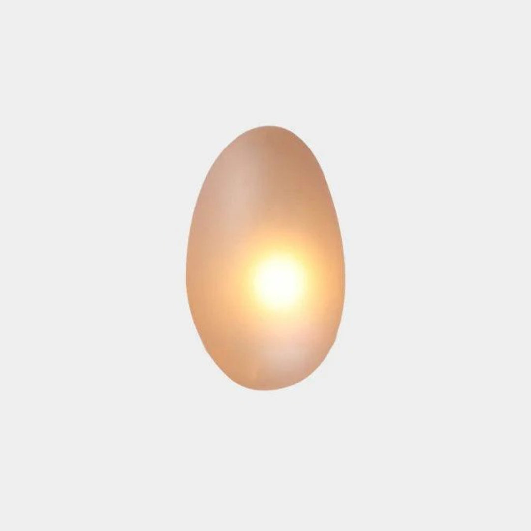 Ovale Glazen Wandlamp