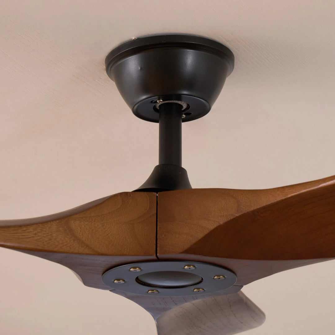 Moderne houten plafondventilator
