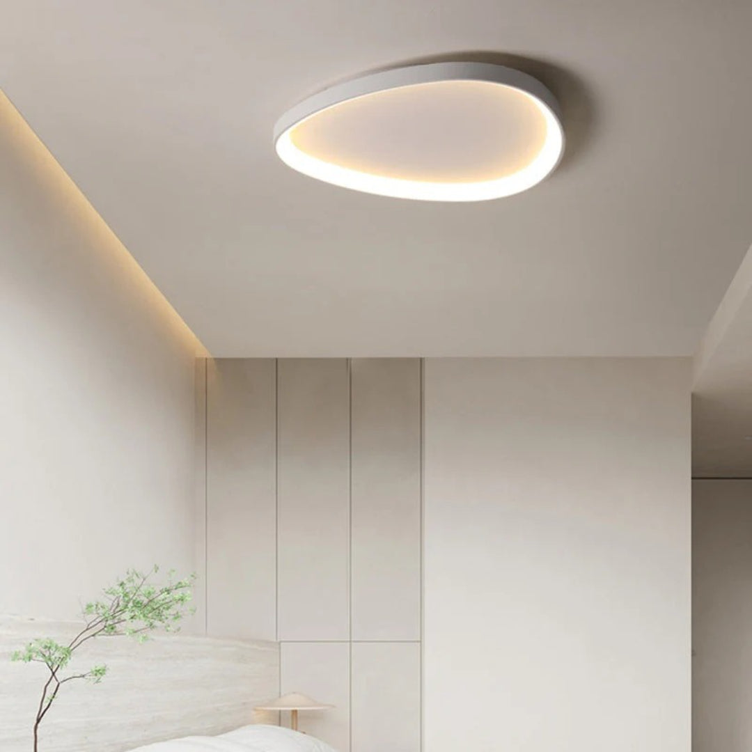 Minimalistische Ovale LED Plafondlamp
