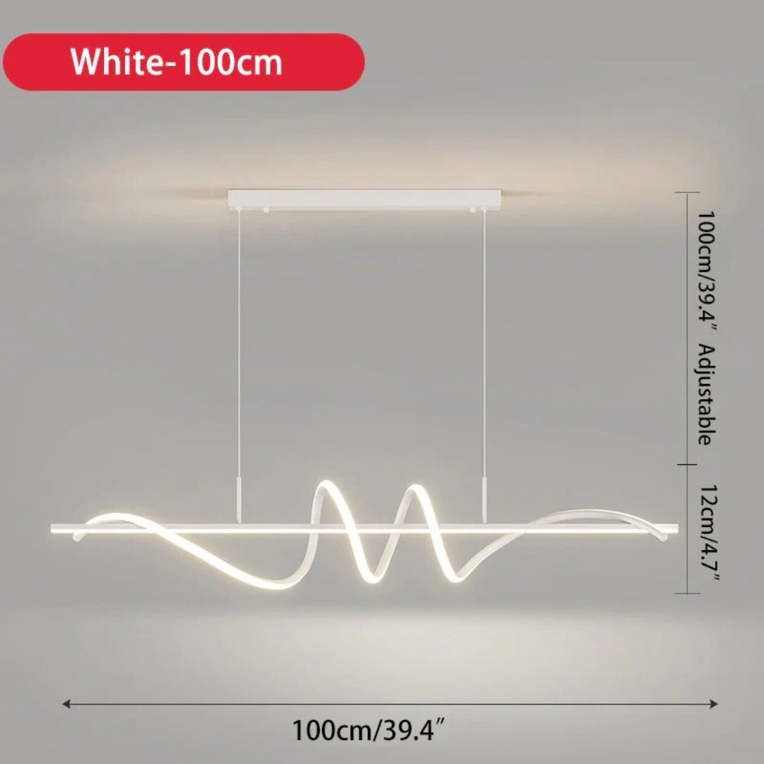 Moderne Golvende LED Hanglamp