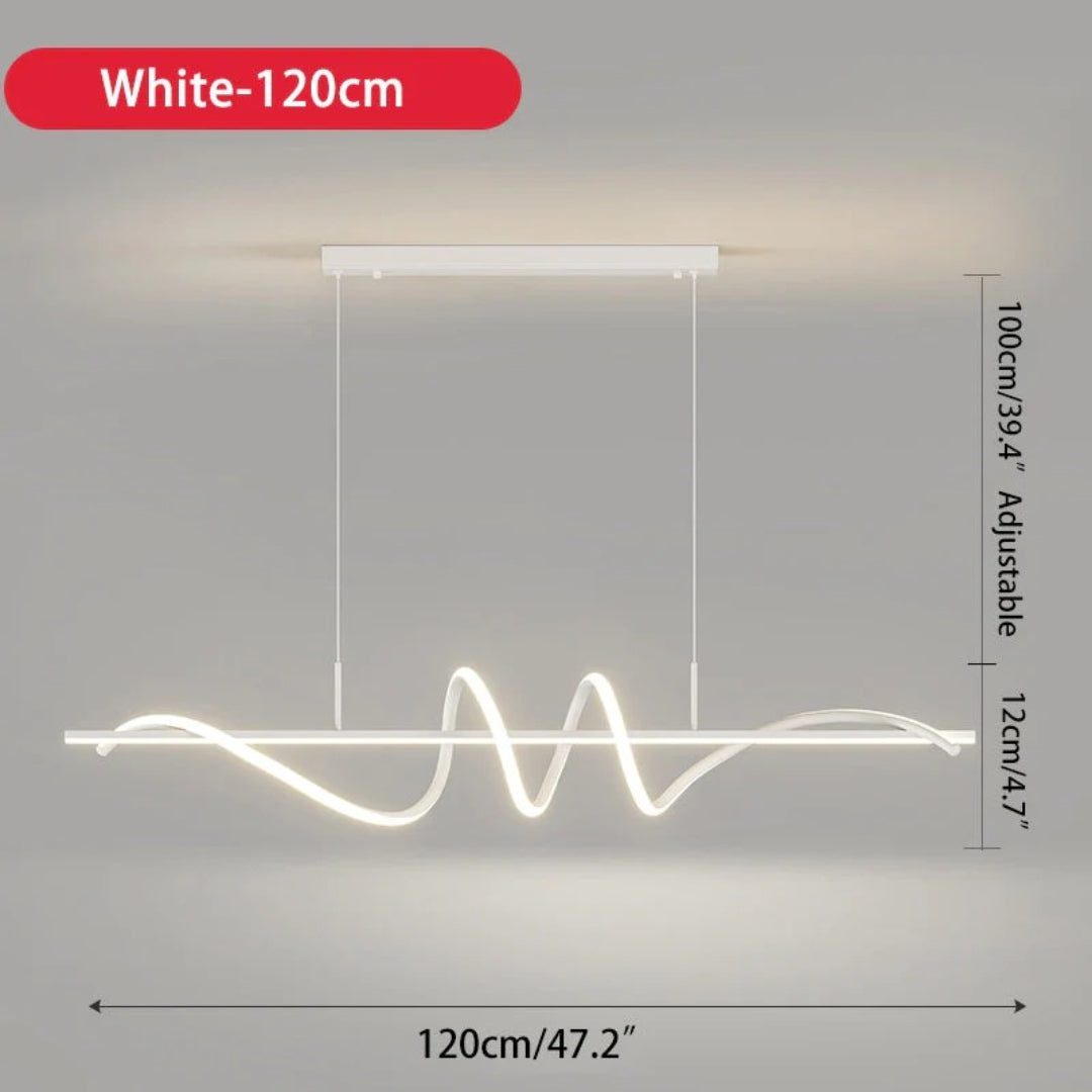 Moderne Golvende LED Hanglamp