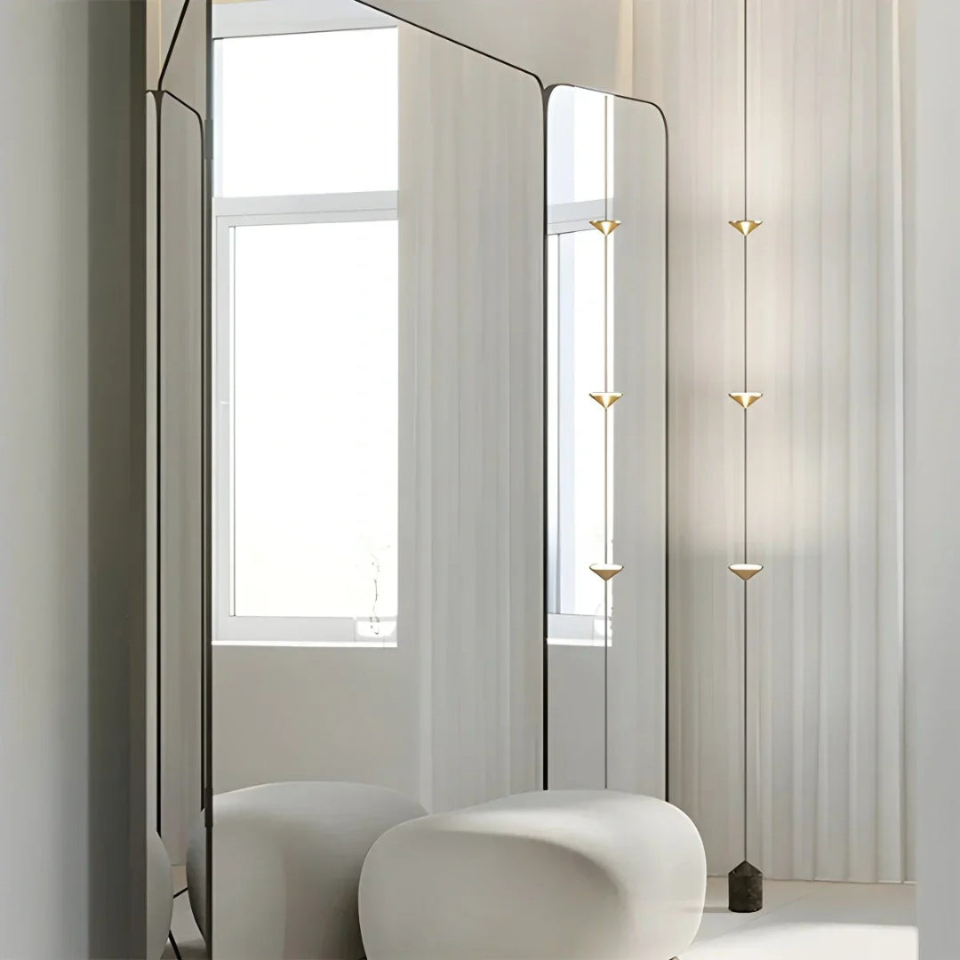 Verticale LED vloerlamp