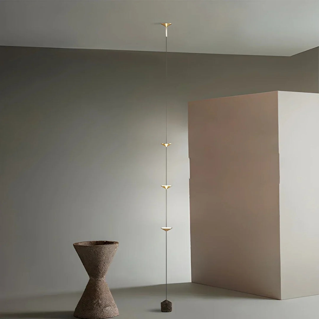 Verticale LED vloerlamp