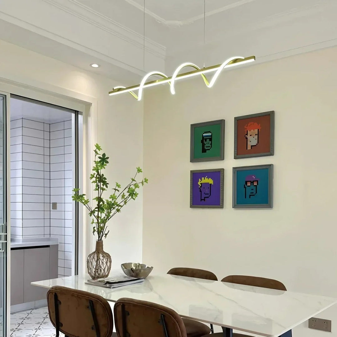 Moderne Golvende LED Hanglamp