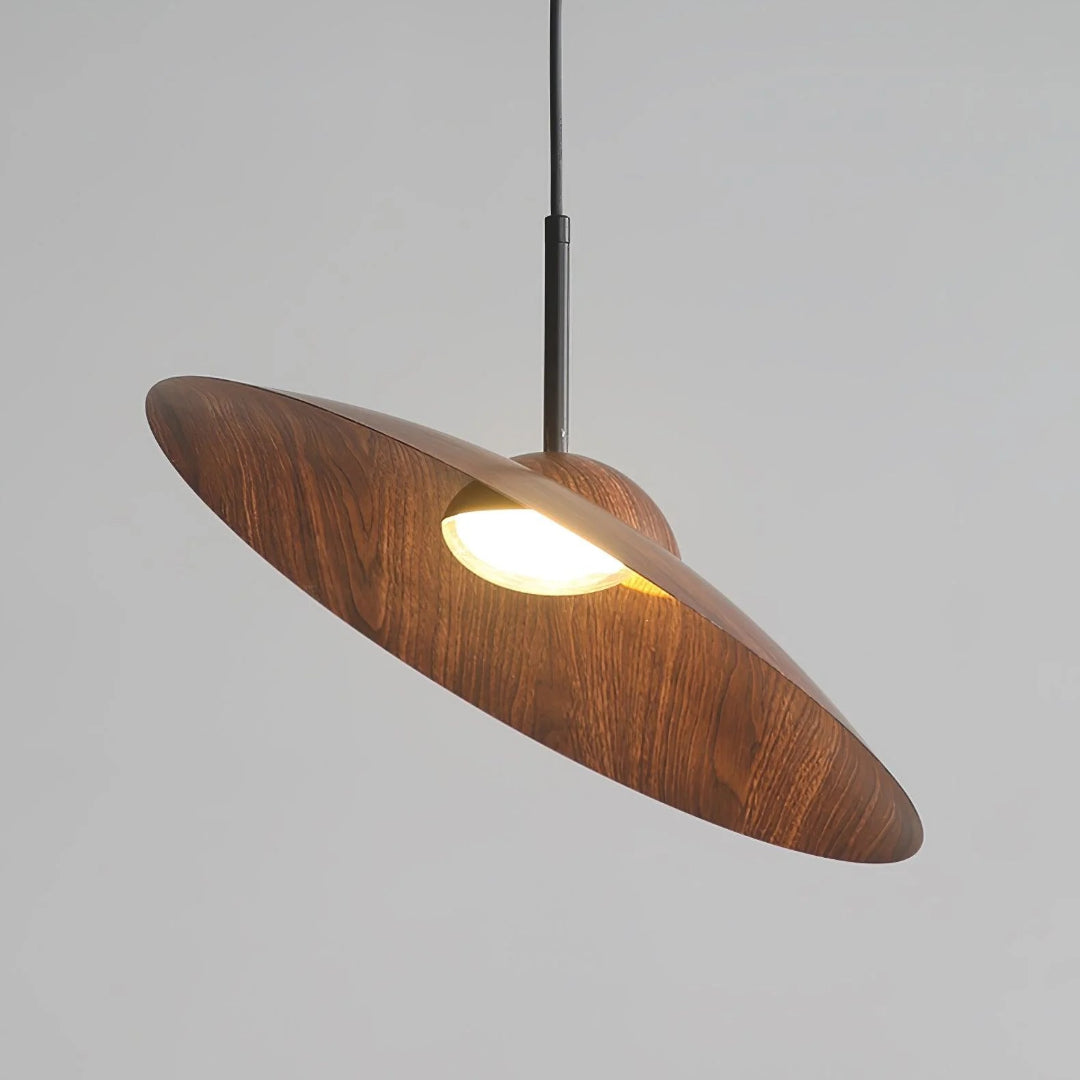 Japandi Houten Hanglamp