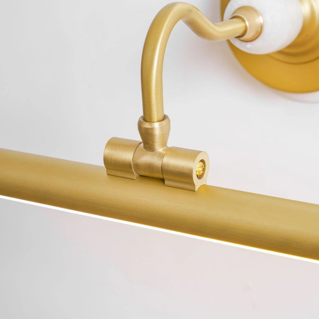 Lineaire Messing Wandlamp