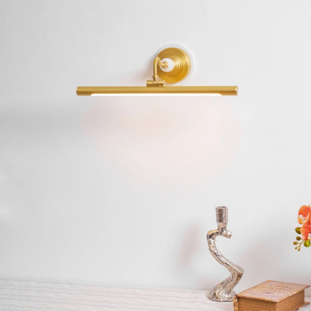 Lineaire Messing Wandlamp