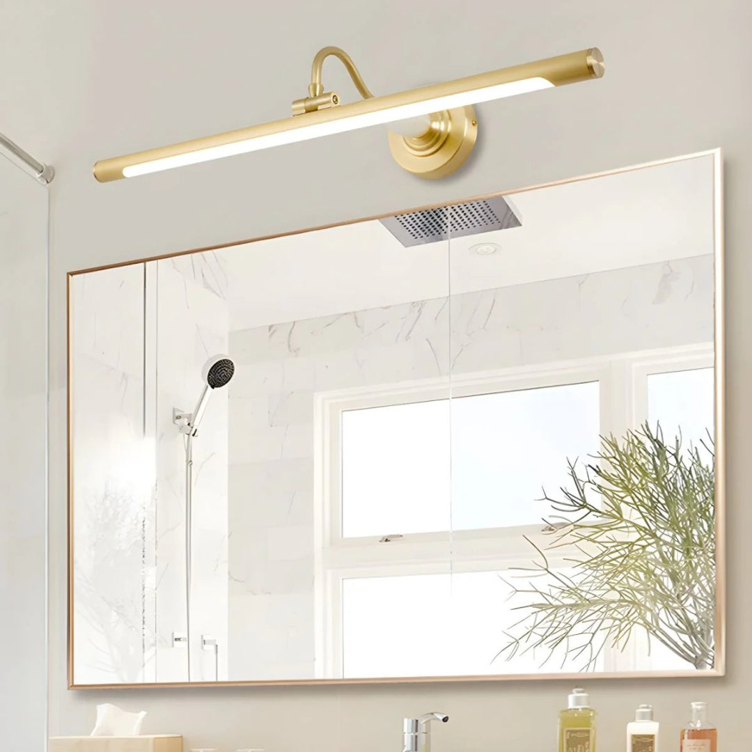 Lineaire Messing Wandlamp