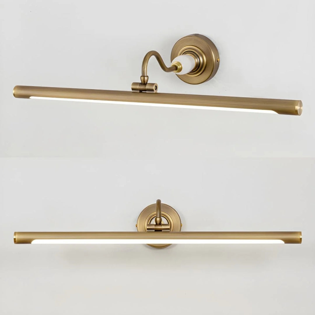 Lineaire Messing Wandlamp