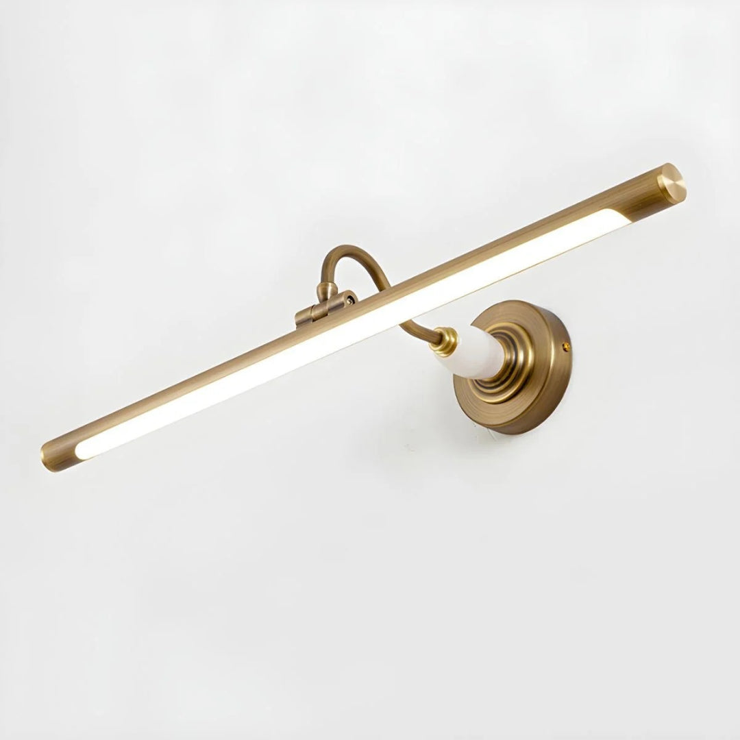 Lineaire Messing Wandlamp