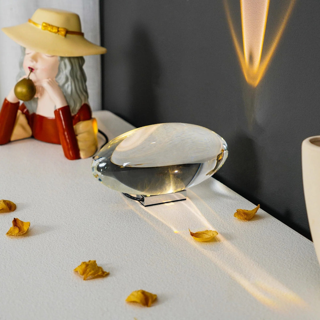 Binnen kristallen LED tafellamp