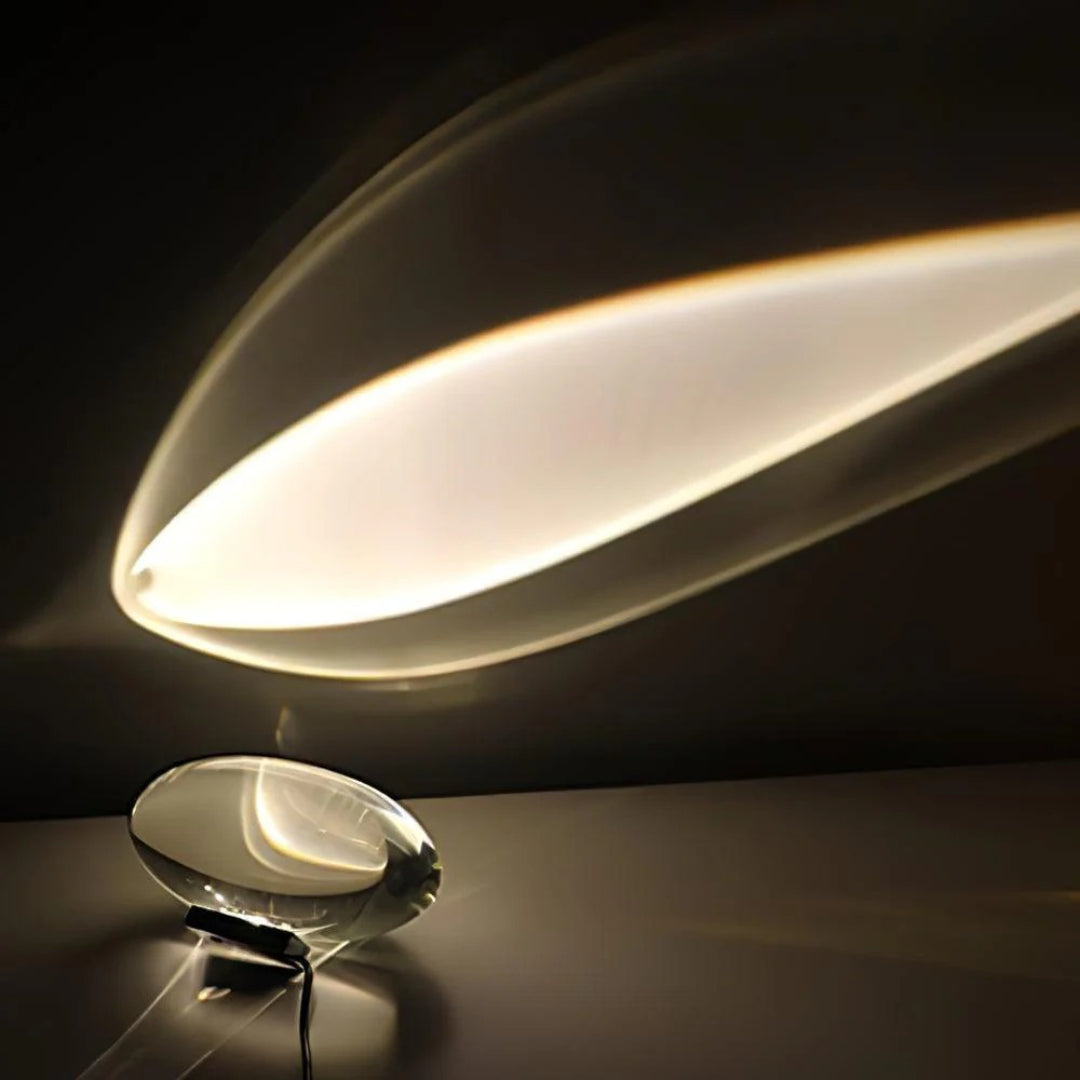Binnen kristallen LED tafellamp