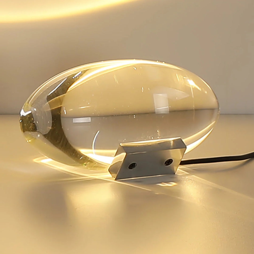 Binnen kristallen LED tafellamp