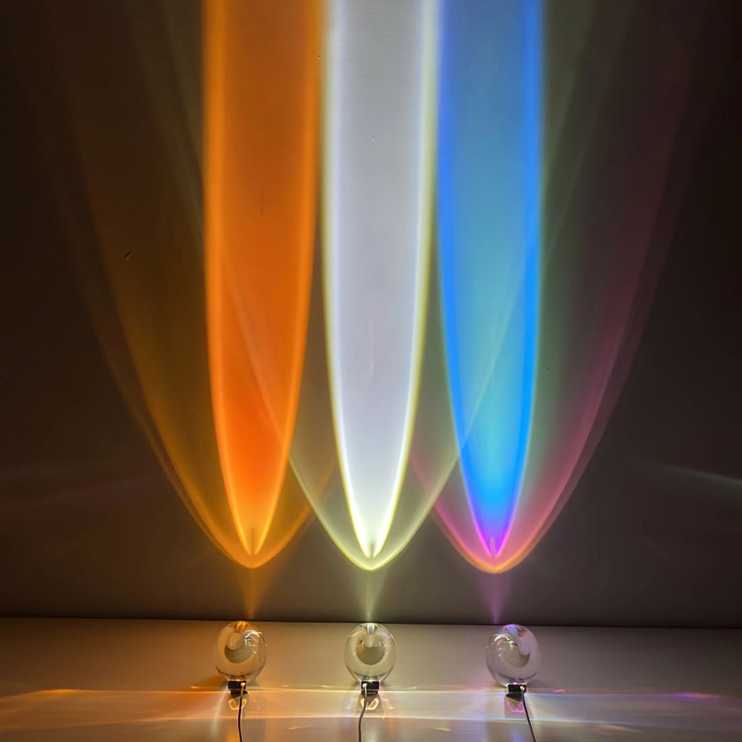 Binnen kristallen LED tafellamp