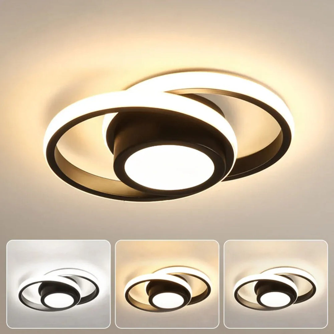 Hedendaagse Dubbele Ring Plafondlamp