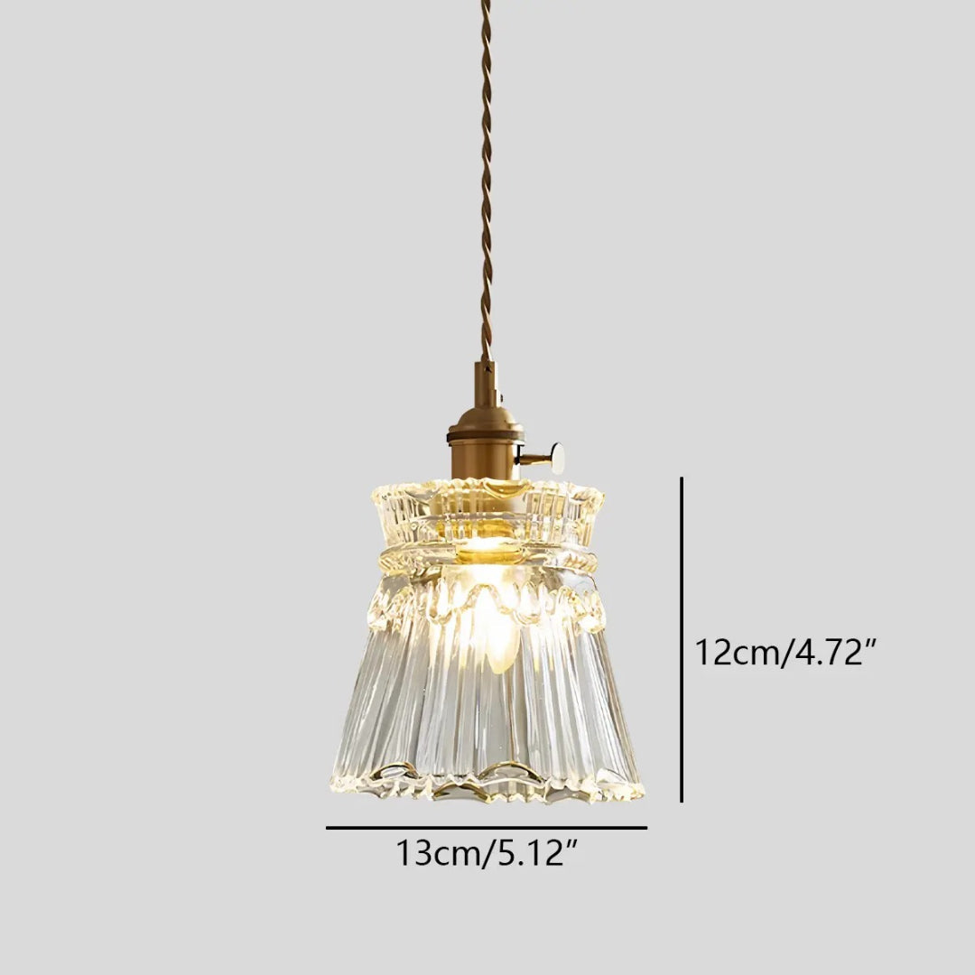 Klassieke Glazen Hanglamp