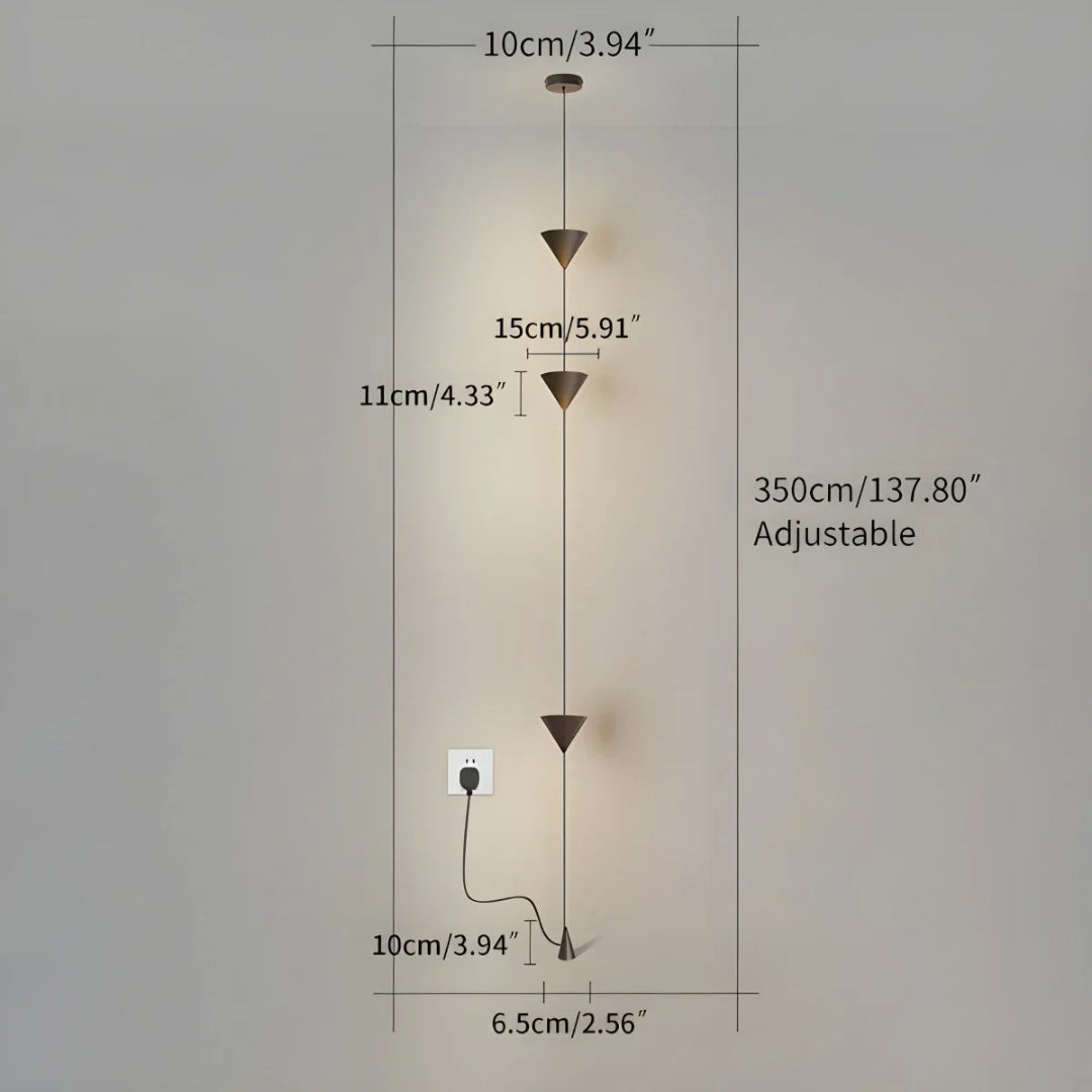 Minimalistische Geometrische Metalen Vloerlamp