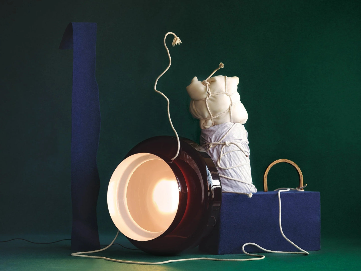 Moderne Amber Glazen Hanglamp