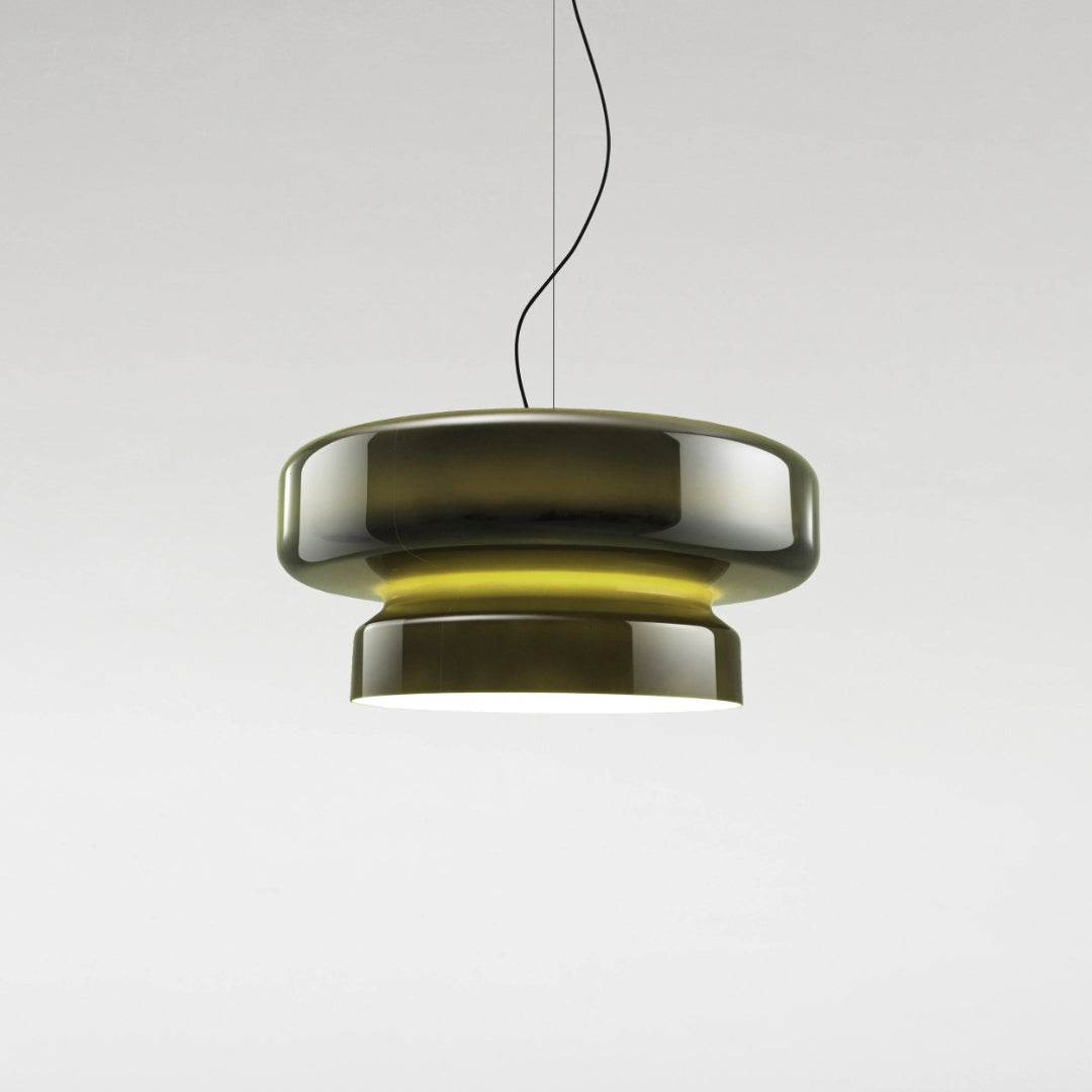 Moderne Amber Glazen Hanglamp