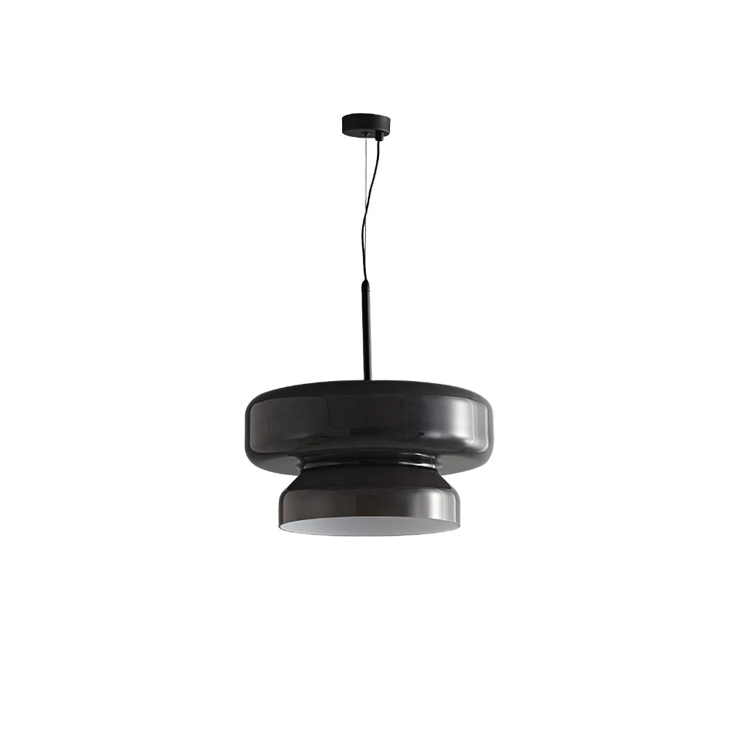 Moderne Amber Glazen Hanglamp