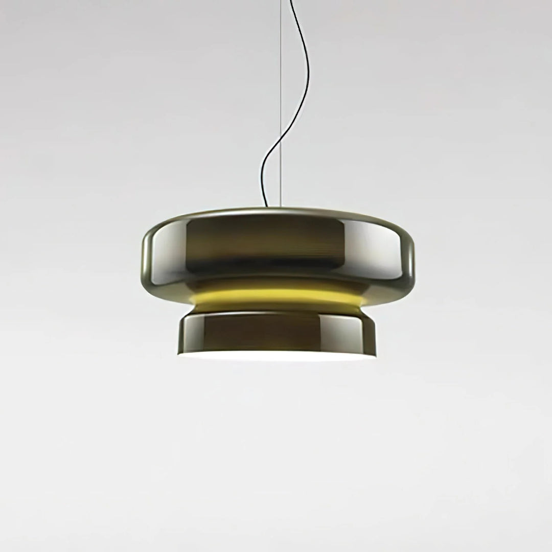 Moderne Amber Glazen Hanglamp