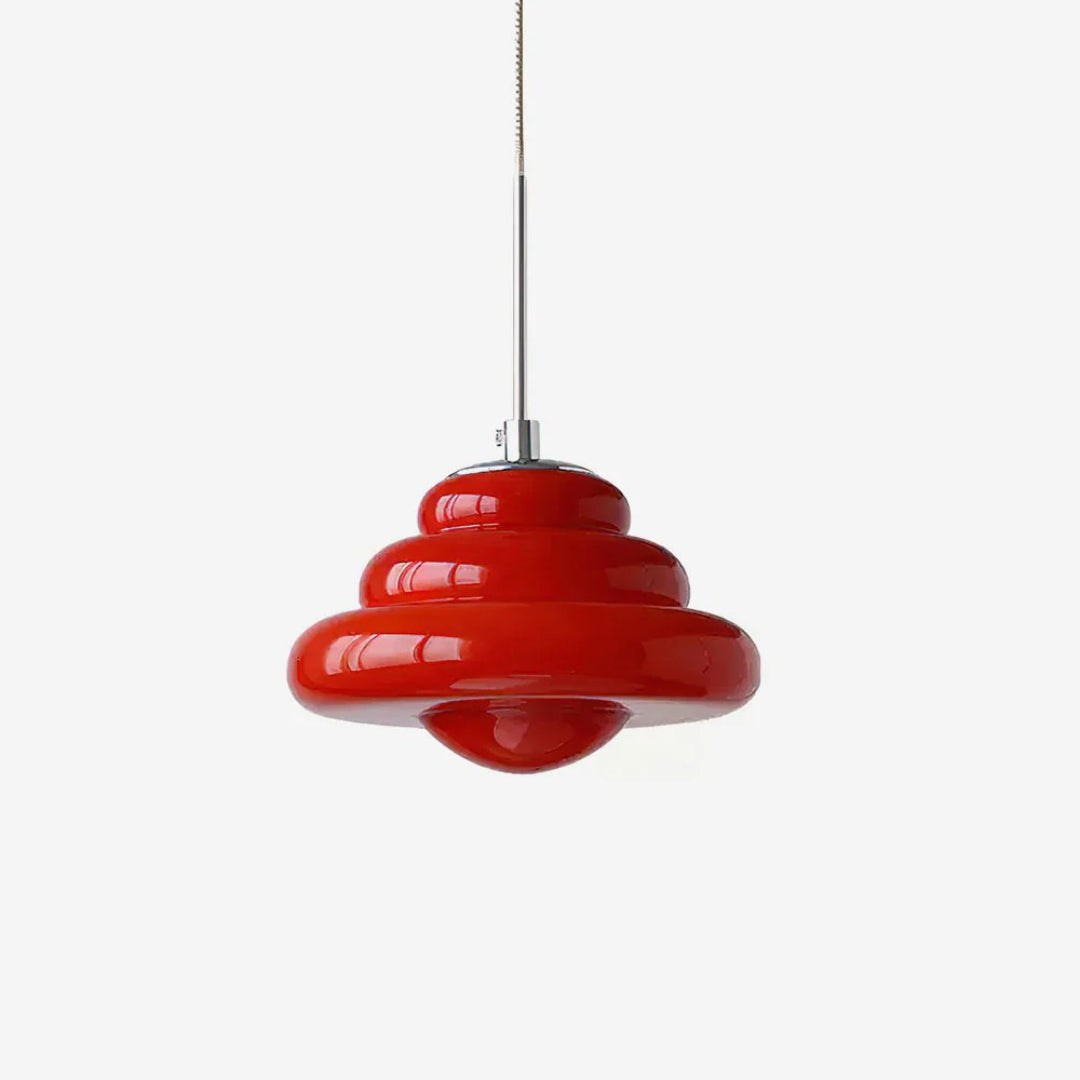 Retro Glazen Hanglamp